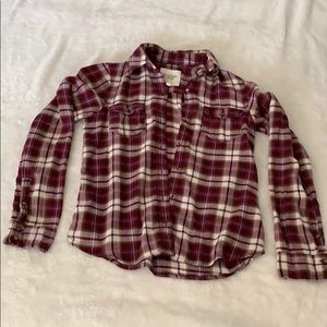 Cozy Fitted Abercrombie flannel